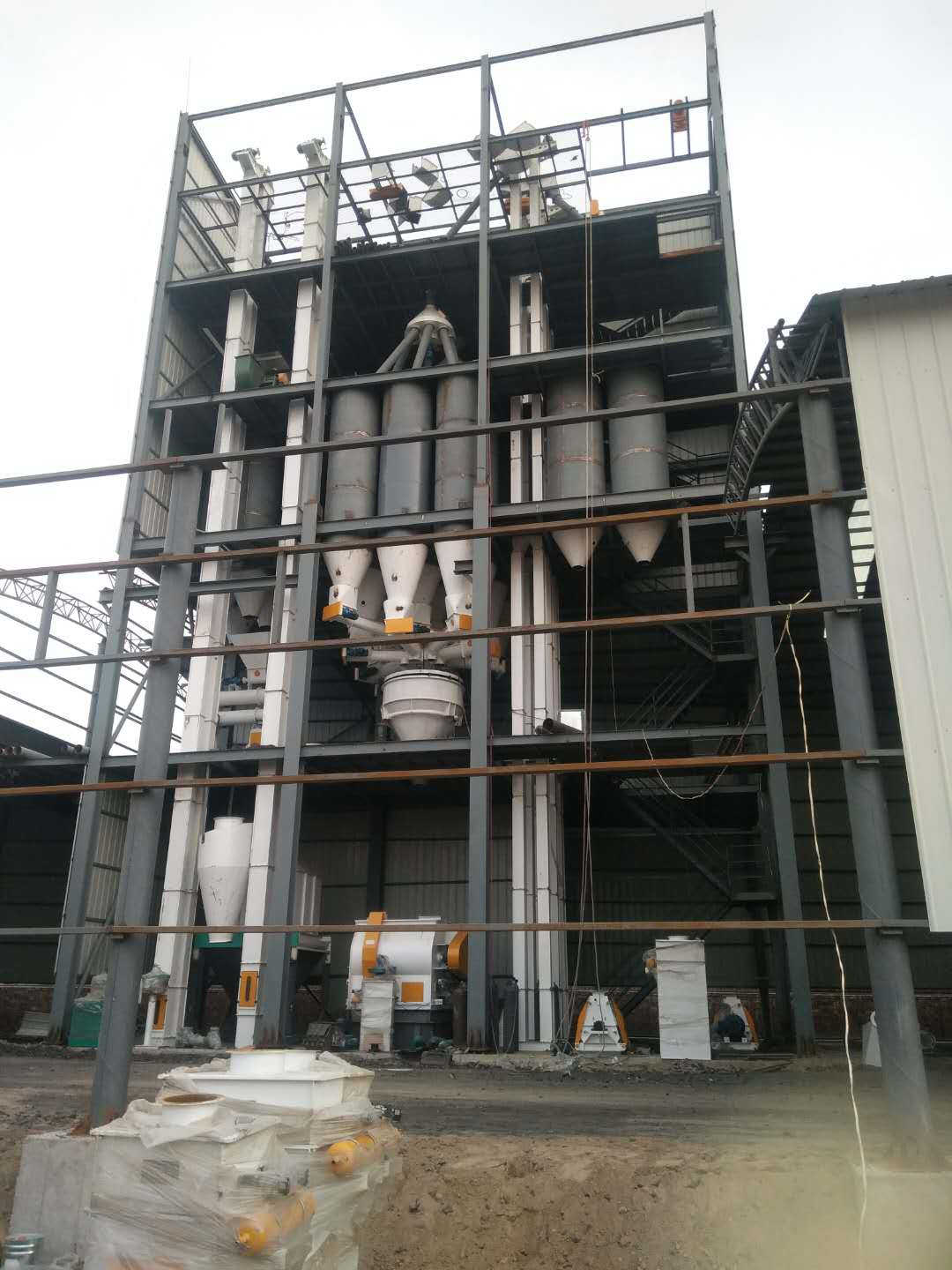 8-12 t/h feed production line installation site